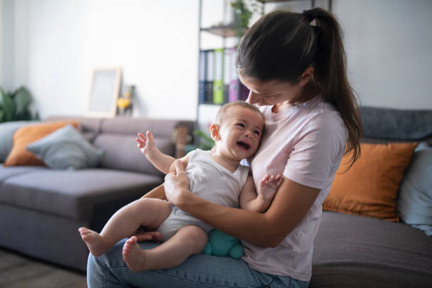 istock Crying is a baby's way of communicating 1327489340
