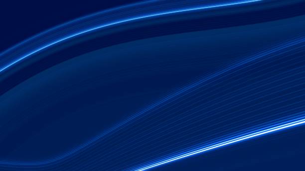 Abstract Minimalist Slick White Stripes Pattern on Blue Technology Banner Background Abstract minimalist elegant white strokes on blue banner background. Futuristic generic graphic concept 3D illustration as product showcase or copy space advertisement technology presentation backdrop generic description stock pictures, royalty-free photos & images