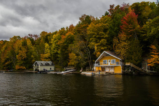istock Cabin life in canada 1327498468