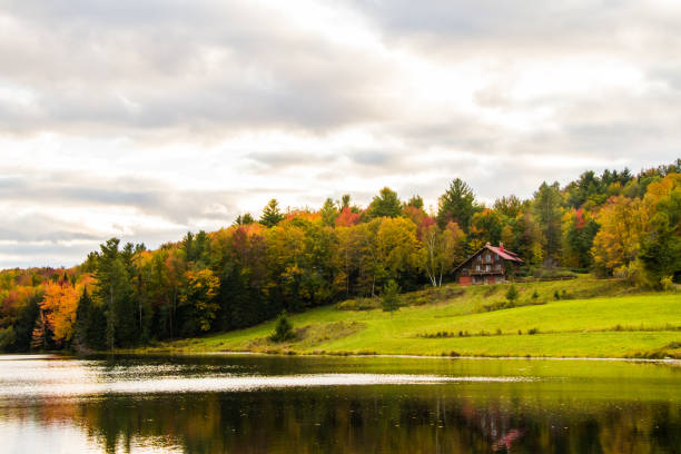 istock Cabin life in canada 1327498499