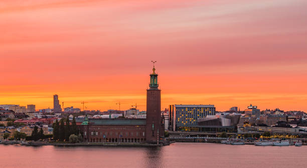 istock Stockholm City Hall Sunset 1327509696
