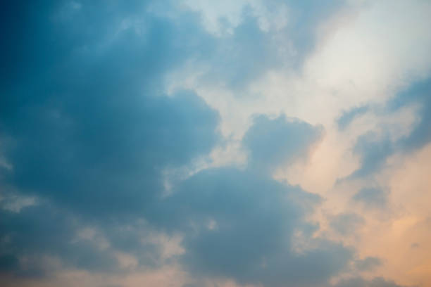 Dark Clouds Background, Dark Clouds at the sunset.