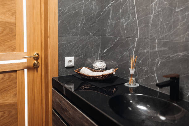 istock Carbon bathroom top of the table 1327529242