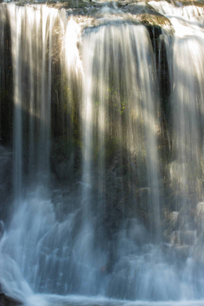 istock Autumn leaves of the waterfall 1327539771