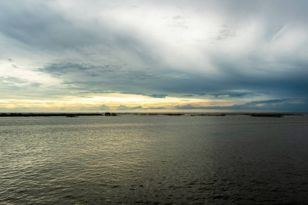 istock Coastal scenery in the evening in the sunset time. 1327540565