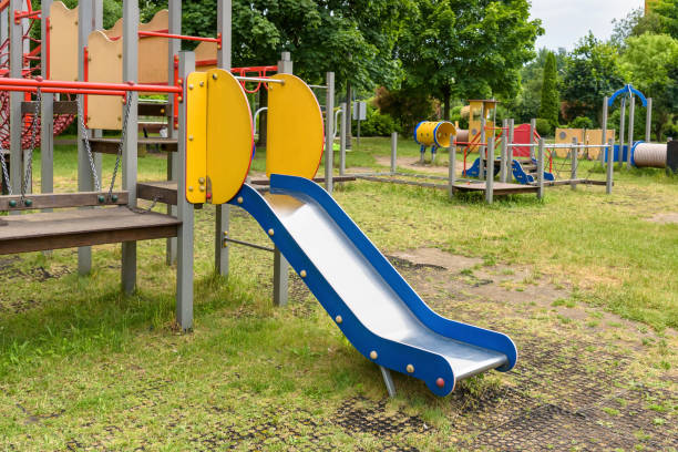 istock Slide on the playground 1327541266