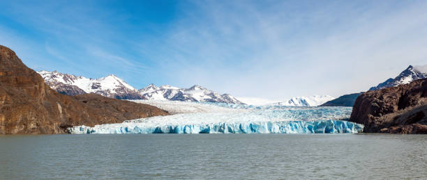 istock Grey Glacier Panorama, Torres del Paine 1327541395