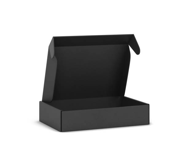 istock Blank tuck in flap packaging box mockup 1327549860