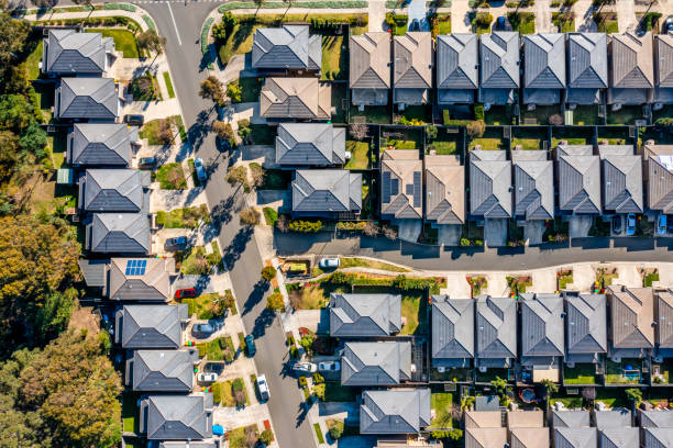 istock Sydney Suburb overhead perspective roof tops 1327562677