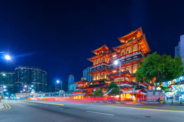 istock Temple in Chinatown at Singapore. 1327563429