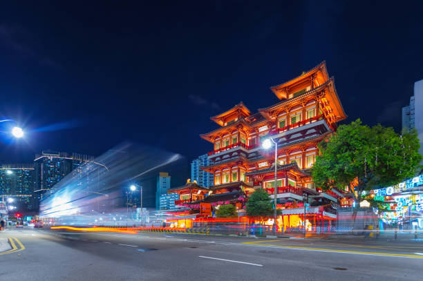 Temple in Chinatown at Singapore.