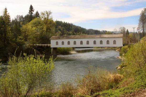 istock The Goodpasture Bridge On The McKenzie River 1327566854