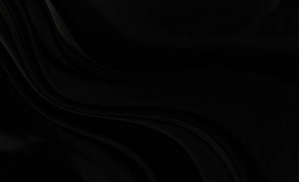 istock Black gray satin dark fabric texture luxurious shiny that is abstract silk cloth background with patterns soft waves blur beautiful. 1327566923