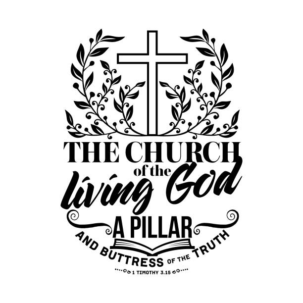 Ilustración de Ilustración Bíblica Letras Cristianas La Iglesia Del Dios Viviente Un Pilar Y Contrafuerte De La Verdad 1 Timoteo 315 y más Vectores Libres de Derechos de Bautizo - iStock Ilustración de Ilustración Bíblica Letras Cristianas La Iglesia Del Dios Viviente Un Pilar Y Contrafuerte De La Verdad 1 Timoteo 315 y más Vectores Libres de Derechos de Bautizo - iStock