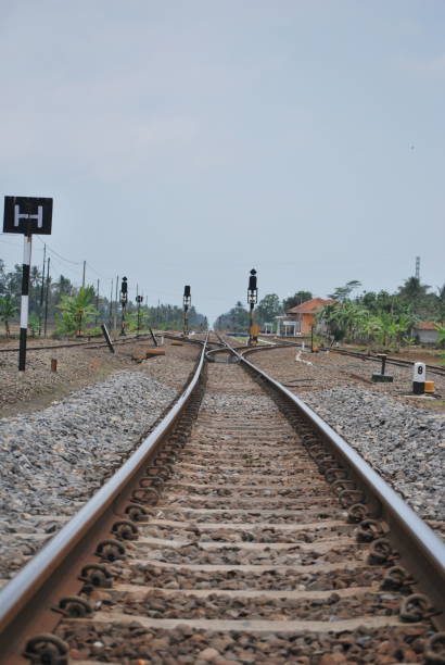 istock A Railway to a Station 1327594197