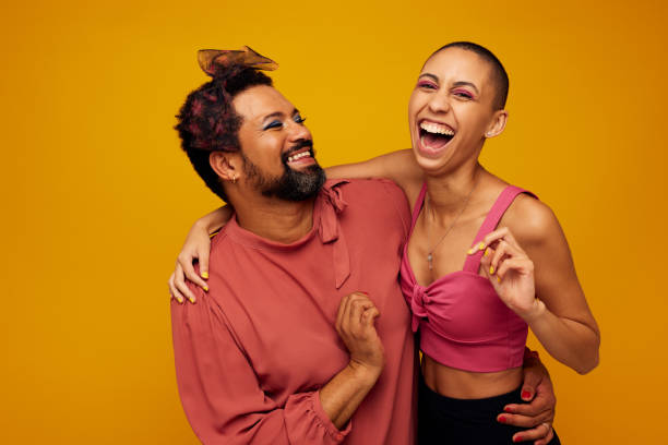 istock Friends looking happy together 1327606481