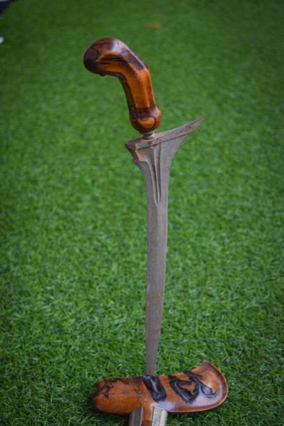 istock Keris - Ancient Javanese Traditional weapon, from Indonesia. 1327606682