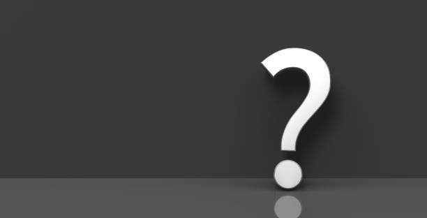 istock Question mark sign white query interrogation point symbol asking questions Q and A graphic 3d rendering isolated on black background in high resolution 1327610136