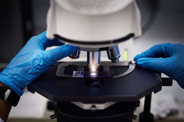 istock Shot of a scientist using a microscope while conducting medical research in a laboratory 1327613200