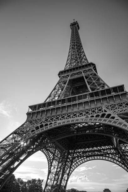 istock Eiffel Tower of Paris in Black & White 1327620930