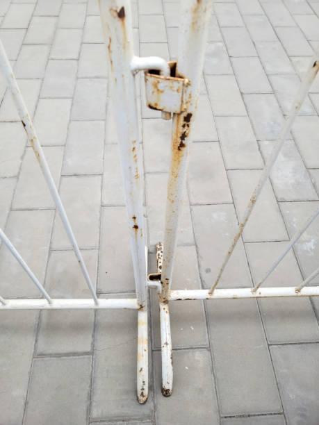 istock Metal fence 1327623517