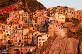 Small Town Manarola, Riomaggiore, Province of La Spezia