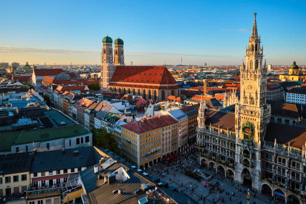 istock Aerial view of Munich, Germany 1327644848
