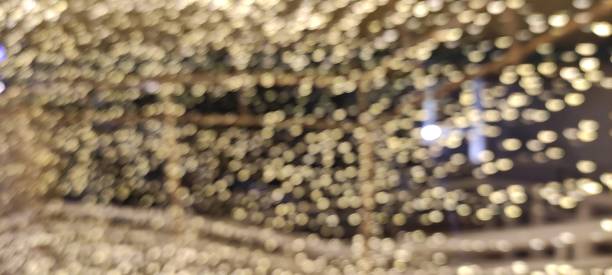 istock Golden bokeh and blurred background. 1327646379