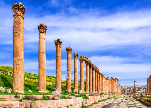 istock Jerash, Jordan - Ancient Gerasa roman city 1327648996