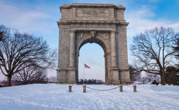 istock National Memorial Arch at Valley Forge 1327651478