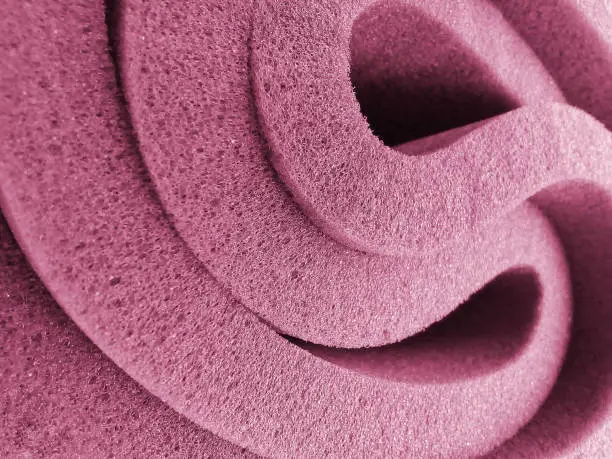 Photo of pink foam material bundle