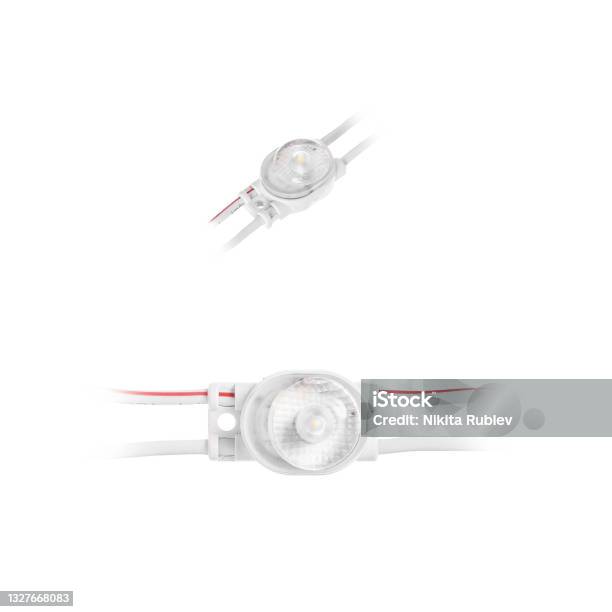 Single Led Short Single Led Module On White Background Stock Photo - Download Image Now ...