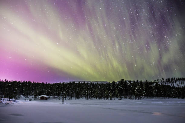 istock Aurora, Northern Lights in Sweden 1327669193