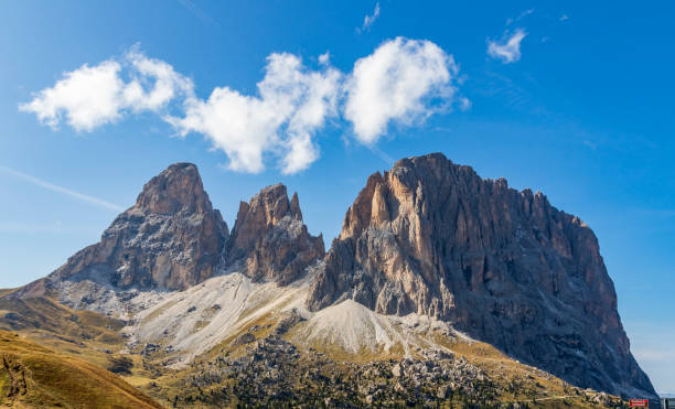 istock Mountain landscape at Valgardena pass. Dolomite Italy. 1327672623