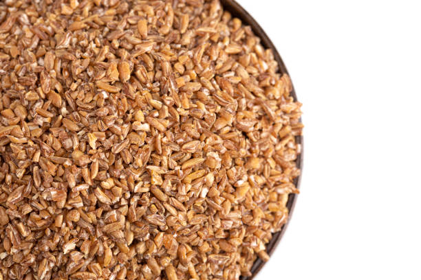 istock A Bowl of Bulgur Wheat Isolated on a White Background 1327674239