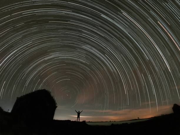 istock Startrail - The journey of stars 1327674414