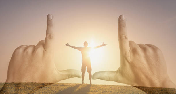 istock Freedom. Enjoyment. Success. Hope. Double exposure image. 1327688321