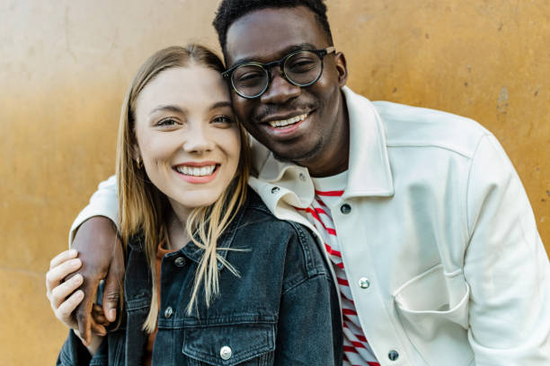 istock Portrait of a multi ethnic couple 1327690161