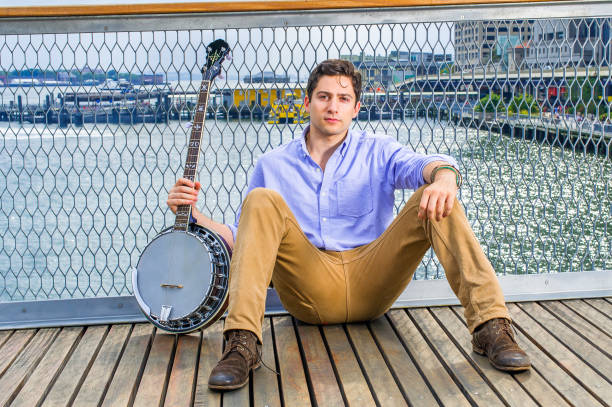 Banjo Blue Relaxed Boot Banjo Blue Relaxed Boot