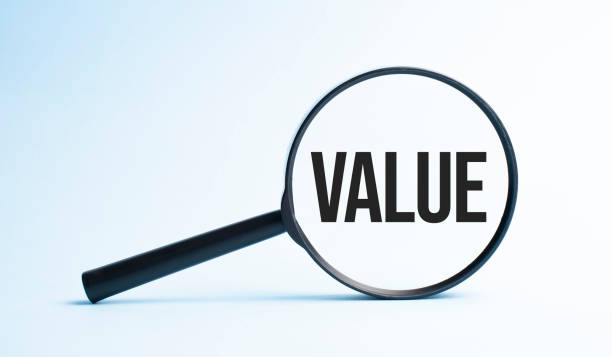 istock Magnifying glass with the word VALUE. Business concept 1327703413