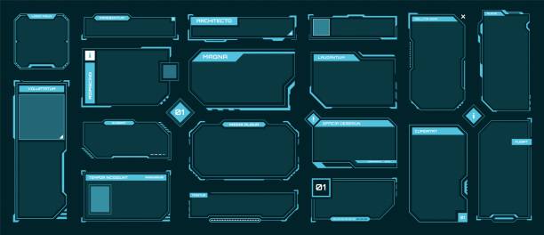 530+ Futuristic Text Box Stock Illustrations, Royalty-Free Vector ...