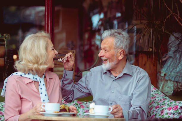 istock Still flirting after all those years 1327727018