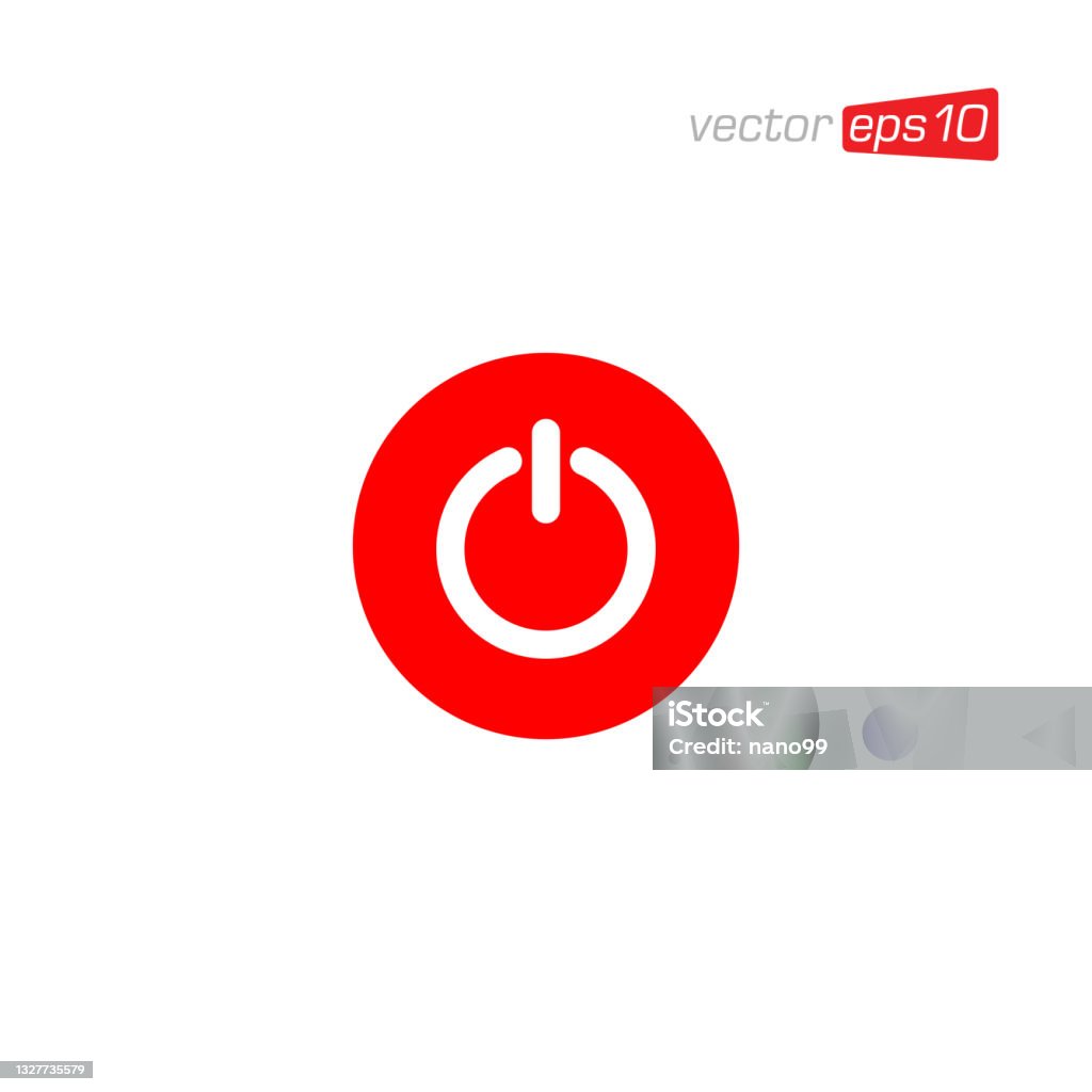 Power Button Sign Design Vector Stock Illustration - Download Image Now ...