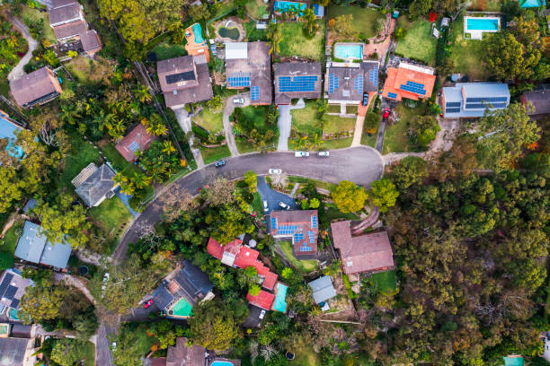 istock Sydney Suburb overhead perspective roof tops 1327735662