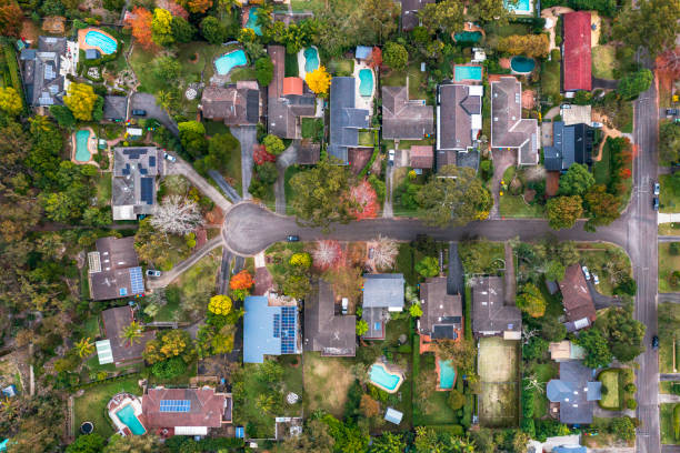 istock Sydney Suburb overhead perspective roof tops 1327737868