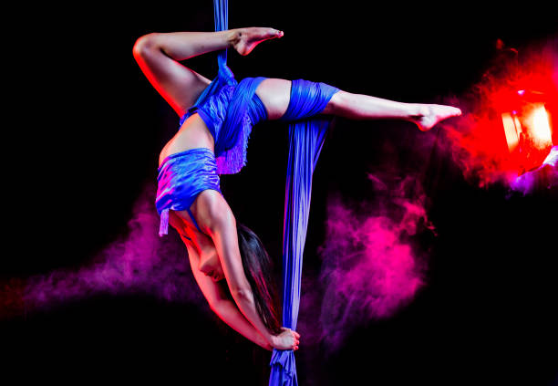 Aerial blue women
