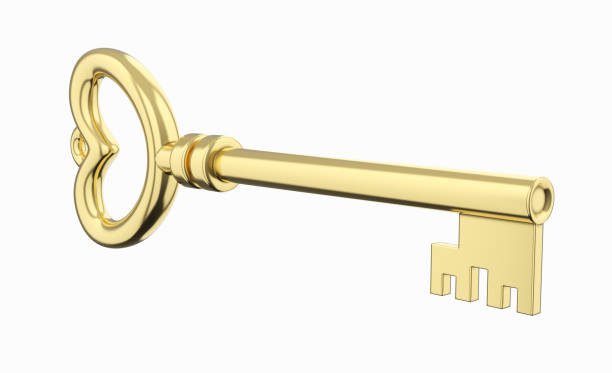 istock Vintage Metal Key 1327744029