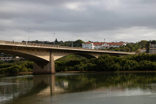 istock Arched Motorway Bridge over Durban's Umgeni River 1327750125