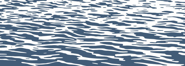 ilustrações de stock, clip art, desenhos animados e ícones de ocean ripples texture - rippled