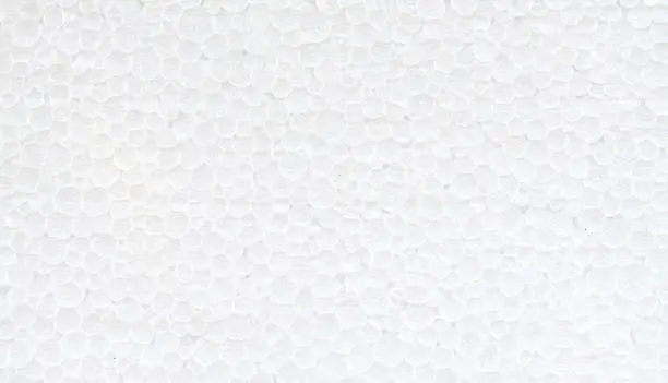 Photo of White plastic foam